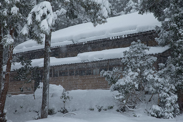 雪の母屋