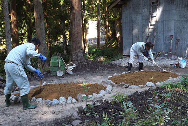 ハーブガーデン増設