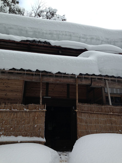 屋根の雪