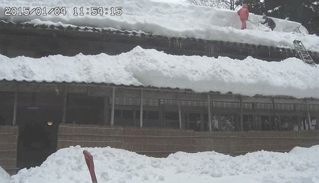 雪降ろしムービーあいこん