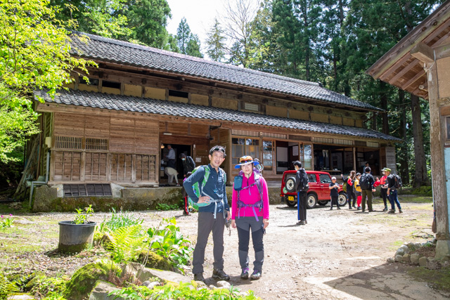 お家定番位置で、記念撮影